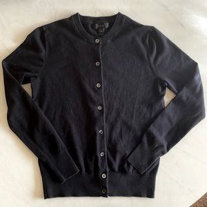 J. Crew Dark Blue Button Cardigan